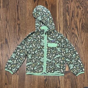 Patagonia Kids' Green and Yellow Patterned Jacket